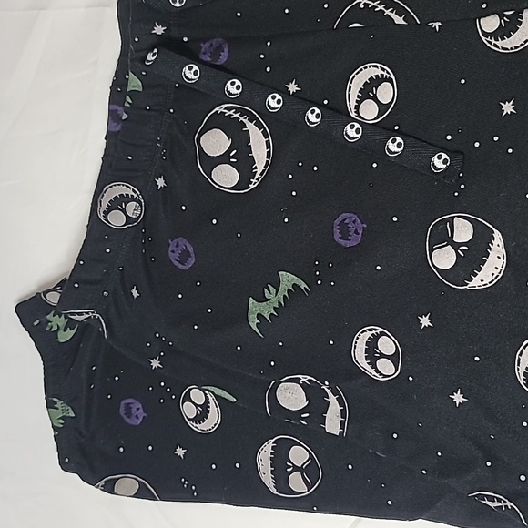 Disney's Tim Burton's The Nightmare Before Christmas Woman’s Pajama Pants Size L - Picture 2 of 11